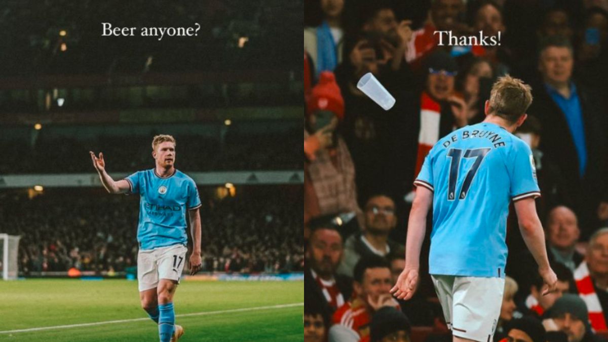 Watch : Kevin De Bruyne sink in the hatred shown by Arsenal fans at the Emirates stadium!
