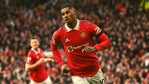 Watch : Marcus Rashford achieve this Career Milestone against Leicester City at English Premier League
