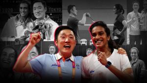 PV Sindhu with her coach Park Sae Tang