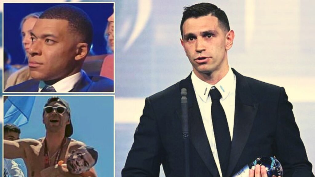 FIFA Best Awards Kylian Mbappe's blank reaction after Emi Martinez gets the Best Goalkeeper award goes viral!