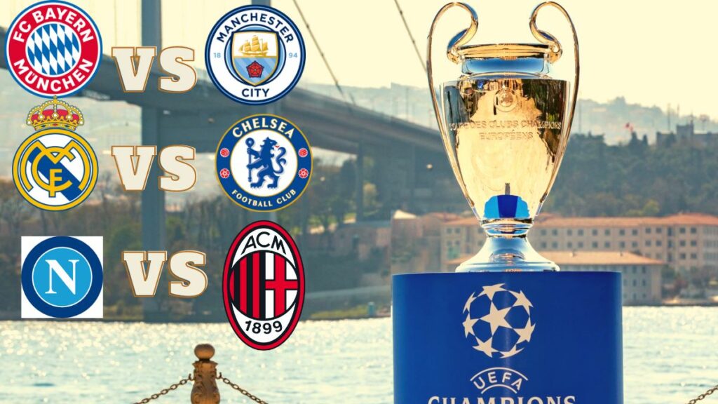UEFA Champions League Quarter-finals 2022/23 : Man City to face Bayern, Napoli face AC Milan, Real play Chelsea and Inter lock horns with Benfica!