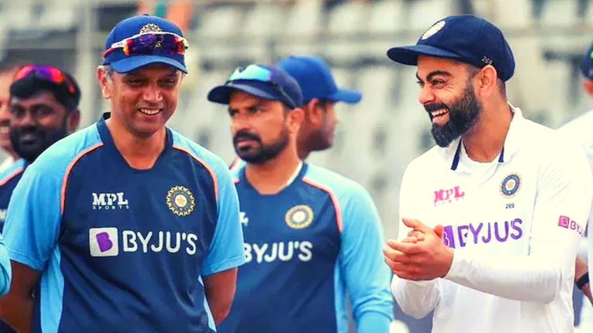 Watch: Virat Kohli's Antics cracks up coach Rahul Dravid during 3rd Test