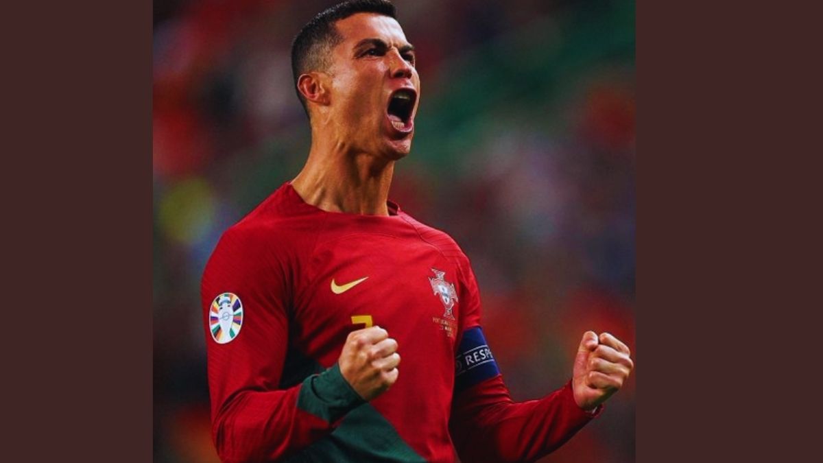 Watch : Cristiano Ronaldo score a stunning Free kick which helped him enter history books yet again! Also becomes the most capped Footballer!