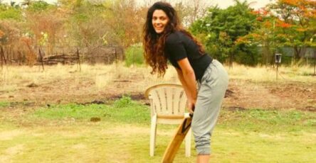 Watch : Saiyami Kher play exquisite cricketing shots and wishes to play in WPL 2024!