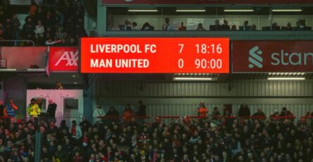 Watch Epic Fan reactions after Liverpool defeated Manchester United by 7-0!
