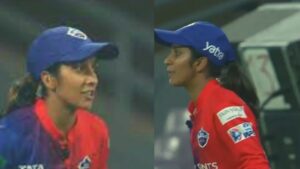 Watch : Jemimah Rodrigues sing Delhi Capitals anthem on field during DC's 42-run win over UP Warriorz