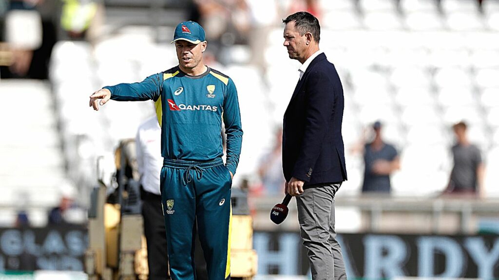 Ricky Ponting and David Warner
