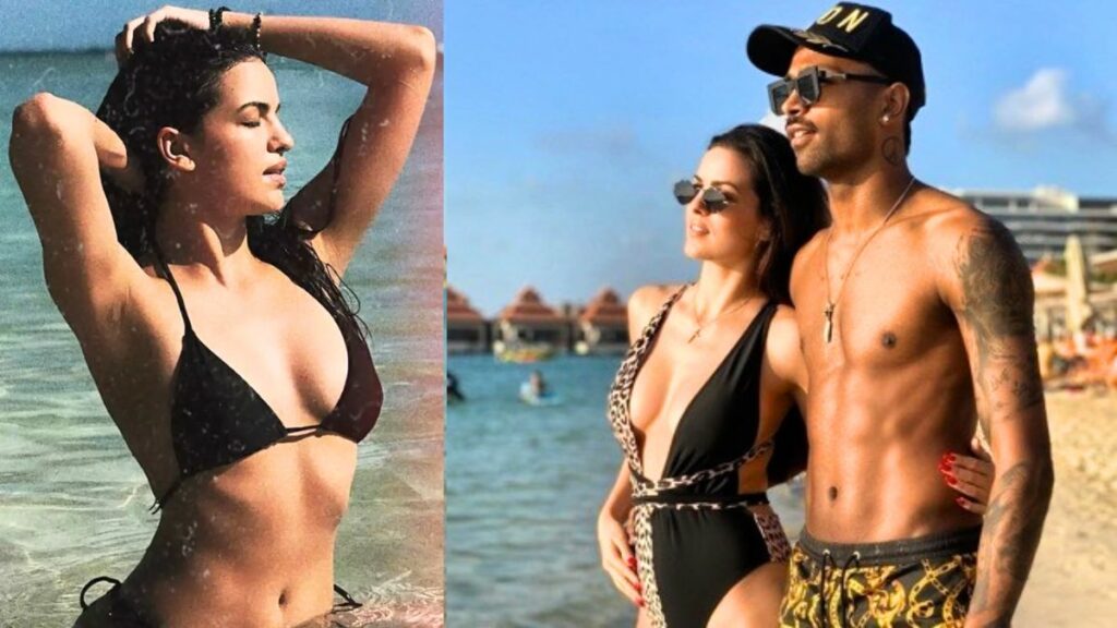 Hardik Pandya and Nataša Stankovic
