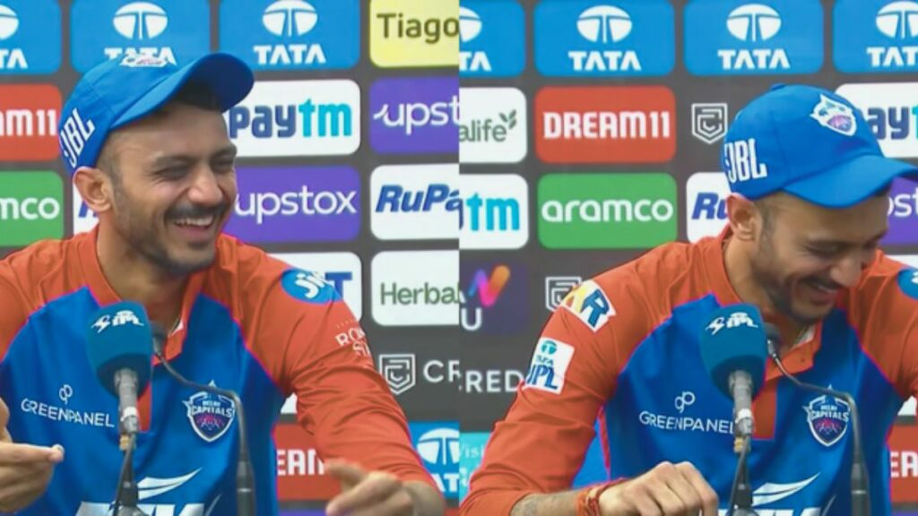 DC All-rounder Axar Patel blasts in laughter when asked about permanent position in the Batting order!
