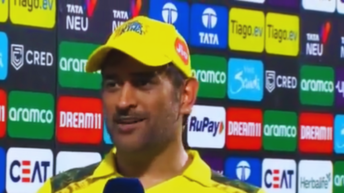 IPL 2023 : CSK Skipper Dhoni gives a cryptic suggestion about leaving his Captaincy following poor bowling performance!