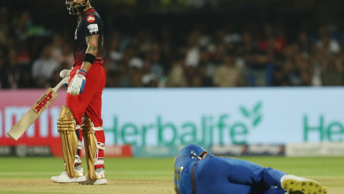 IPL 2023 : Dinesh Karthik buzzing after Virat Kohli punishes "The Big Dog" last night at Chinnaswamy!
