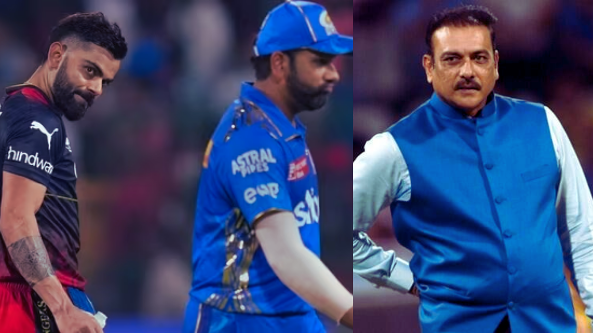 IPL 2023 : Ravi Shashtri's comments about Virat Kohli getting more runs than Rohit Sharma stirs up a lot of heat!