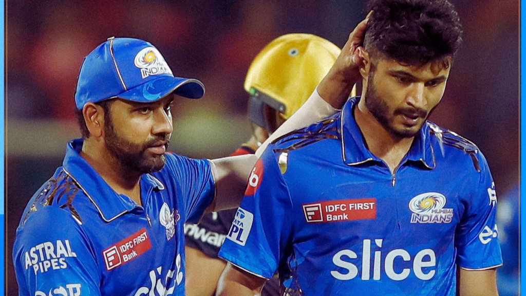 IPL 2023 Rohit Sharma frustrated with Mumbai Indians' performance with the Bat despite playing in a Batting pitch!