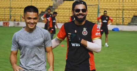 Watch: "Ye Kaun Hai Bachcha..."Virat Kohli's Hilarious Reaction To Blindfold Challenge With RCB Players & Sunil Chhetri