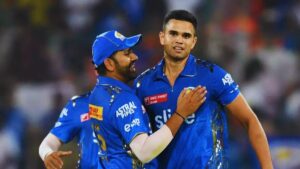 Watch: Rohit Sharma's priceless gesture for Arjun Tendulkar after his maiden IPL wicket