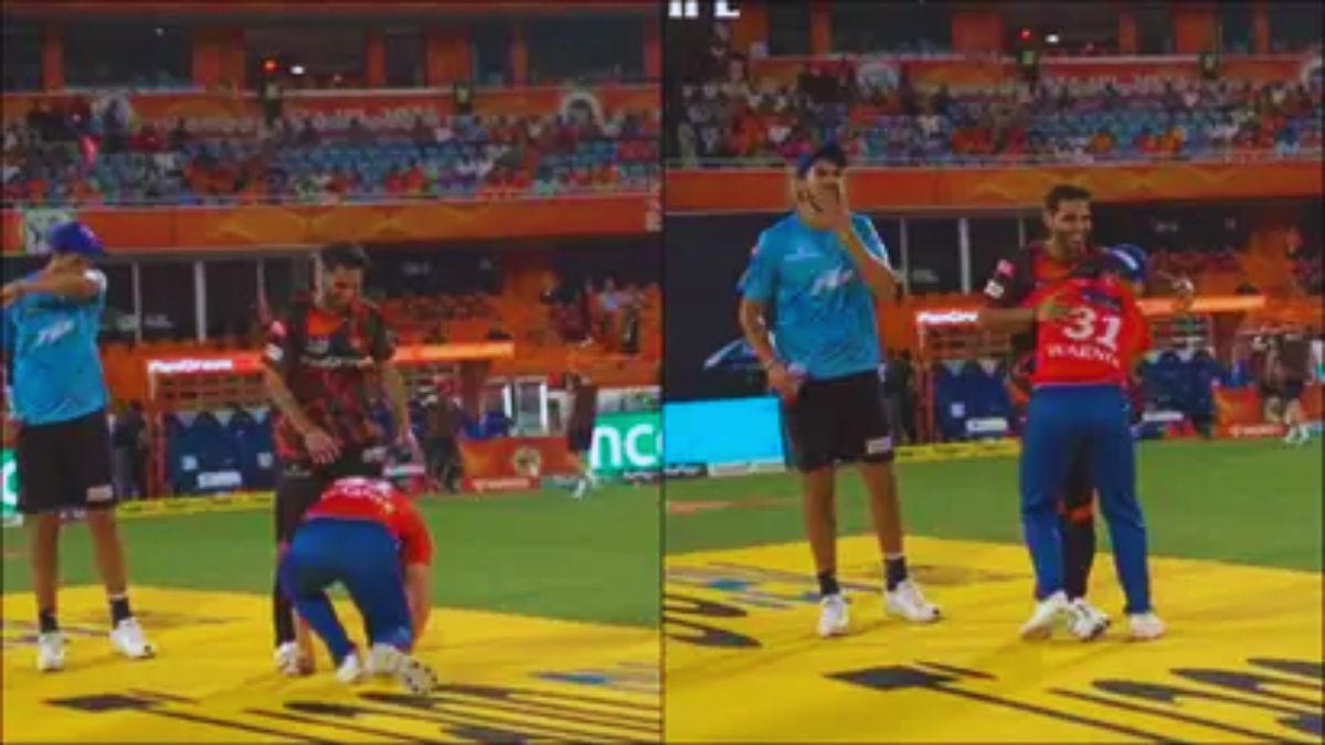 Watch: David Warner Touches Bhuvneshwar Kumar's Feet On Hyderabad Return