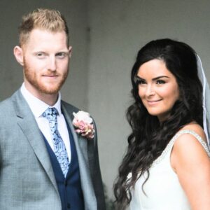 Ben Stokes and Clarey Ratcliffe