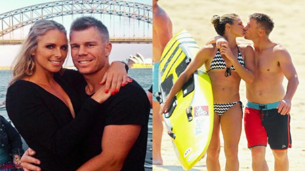 David Warner and Candice Warner