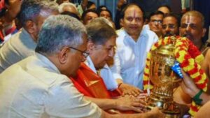 Chennai Super Kings Seek Blessings at Tirupathi Temple After Clinching Fifth IPL Trophy