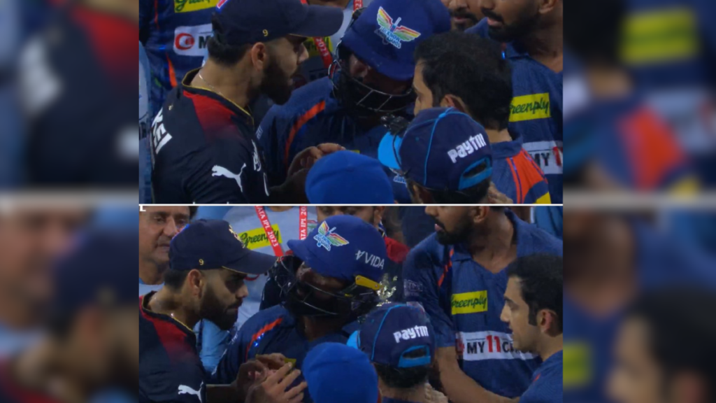 IPL 2023 : BCCI fines Virat Kohli and Gautam Gambhir 100% of their match fees while Naveen Ul-Haq fined 50%!