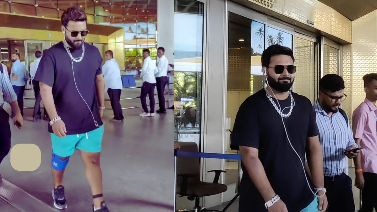 Rishabh Pant Close to Full Recovery, Check his Latest Pics at Mumbai airport