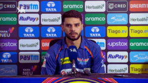 Naveen-Ul-Haq says he enjoys hearing "Kohli-Kohli" in a press conference after LSG VS MI eliminator!