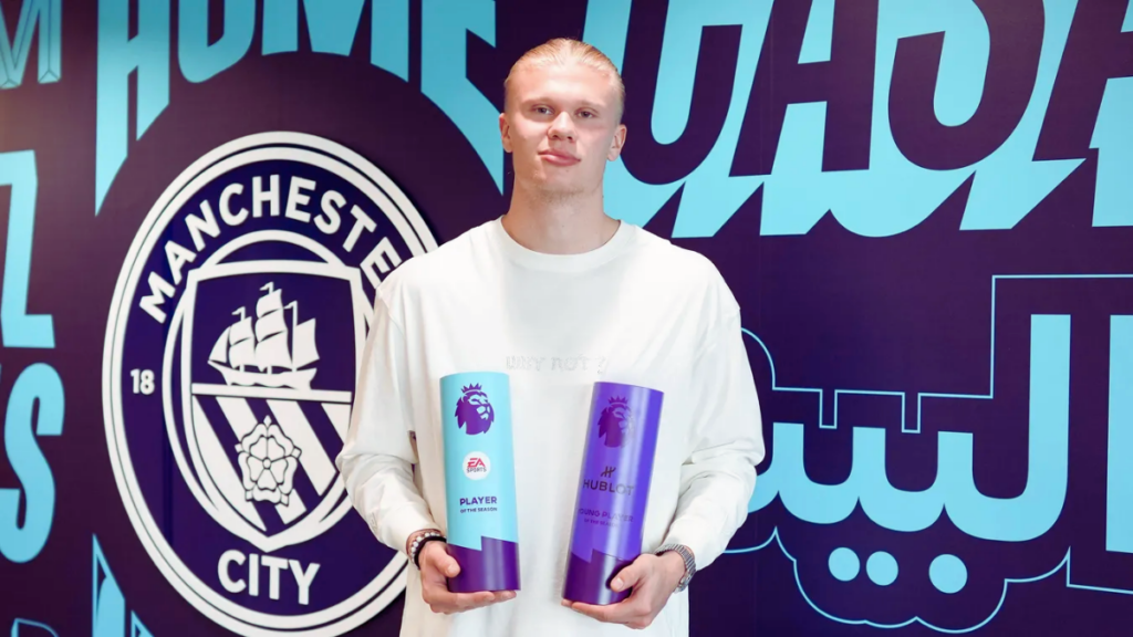 EPL 2022/23 : Erling Haaland bags Young Player of the season award!