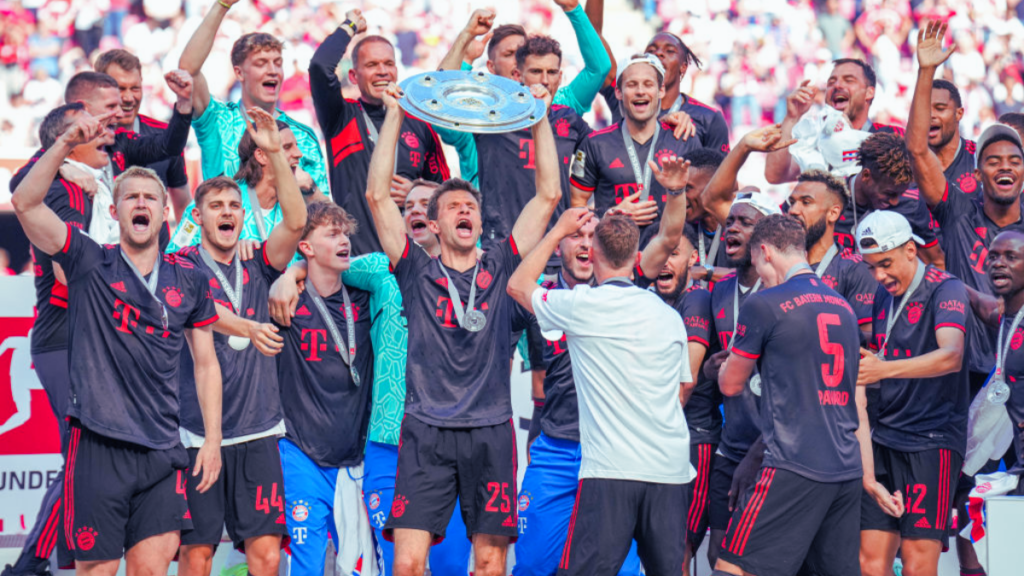 Watch: Bayern Munich win their 11th straight Bundesliga title after intense 2-1 victory over FC Koln!