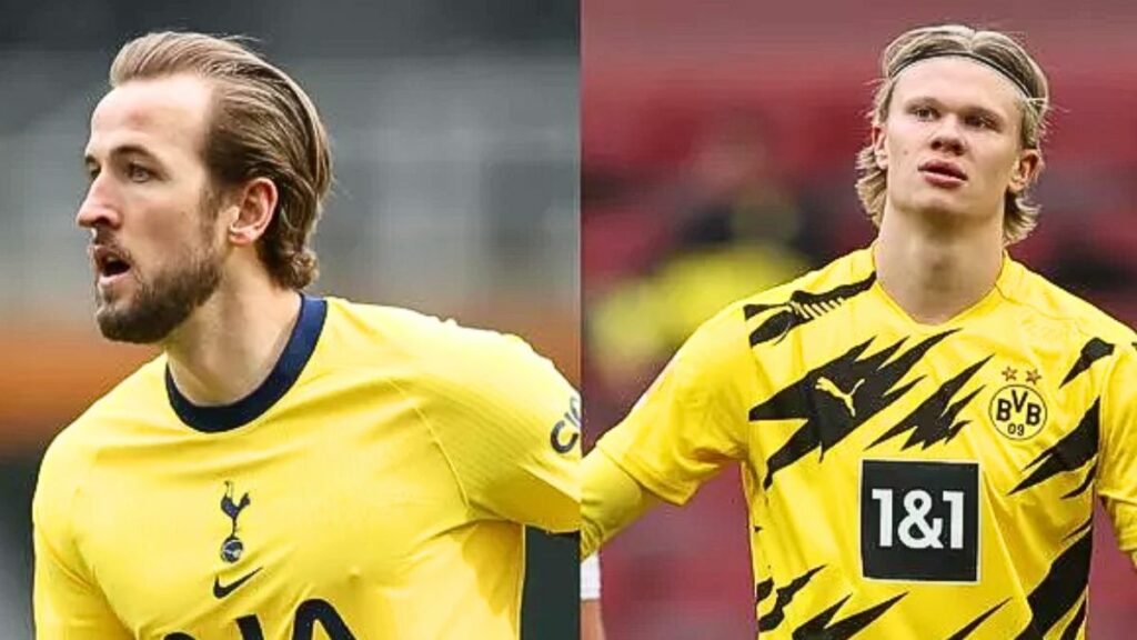 Harry Kane and Erling Haaland