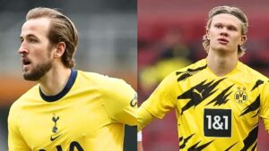 Harry Kane and Erling Haaland