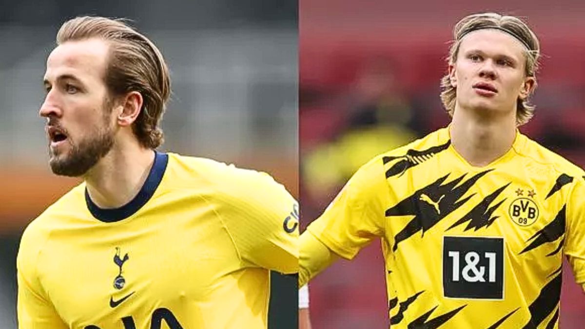 Harry Kane and Erling Haaland