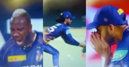 Watch: Andre Russell gets angry As Suyash Sharma Drops Crucial Catch vs Gujarat Titans