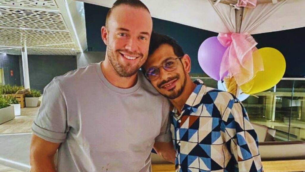 Yuzvendra Chahal special Reunion with AB de Villiers creates buzz on Social Media