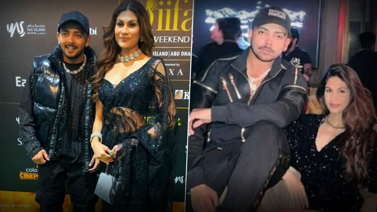 Prithvi Shaw appears with rumored girlfriend Nidhi Tapadiaa for first time at IIFA 2023!