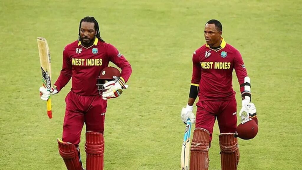 Samuels and Chris Gayle