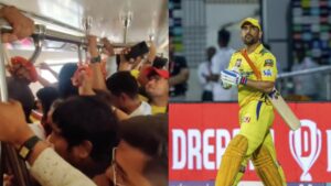 MS Dhoni Fever Grips Ahmedabad Metro Ahead of IPL 2023 Final
