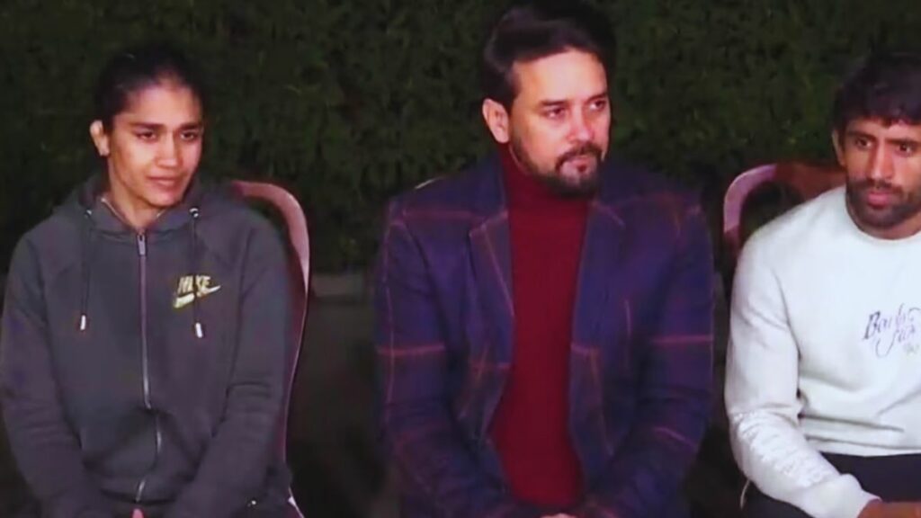 Anurag Thakur: Wrestlers Protest