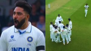 Mohammed Siraj Draws First Blood in WTC Final Against Australia