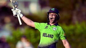 Curtis Campher scored a brilliant century but it was not enough to prevent Ireland from losing to Scotland by one wicket in a thrilling World Cup Qualifier match in Bulawayo on Wednesday. Campher scored 120 off 108 balls, his second ODI century, b his efforts were overshadowed by Michael Leask's unbeaten 91 off 61 as Scotland chased down Ireland's 286-8 with no ball to left.