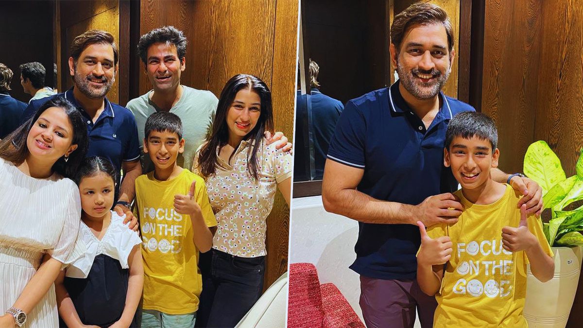 Mohammad Kaif's Son Overjoyed After Meeting MS Dhoni! Here's the reason