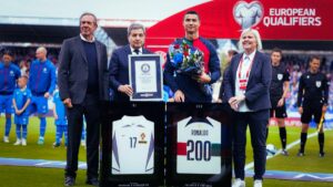 Watch: Cristiano Ronaldo honored by the Guinness Book of world record!