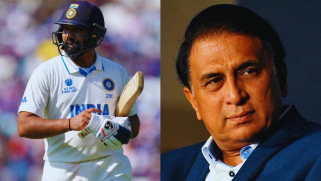 Rohit Sharma Sunil Gavaskar