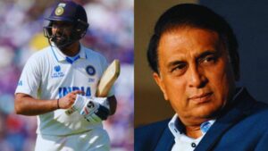Rohit Sharma Sunil Gavaskar