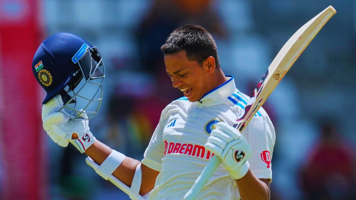 century in Test debut