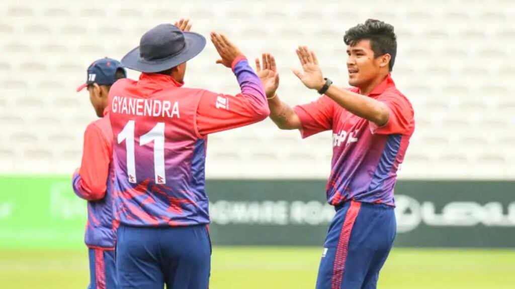 Sandeep Lamichhane and Karan KC