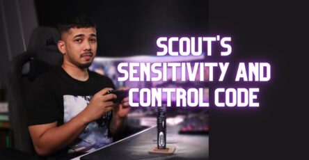 Scout's sensitivity and control code, BGMI