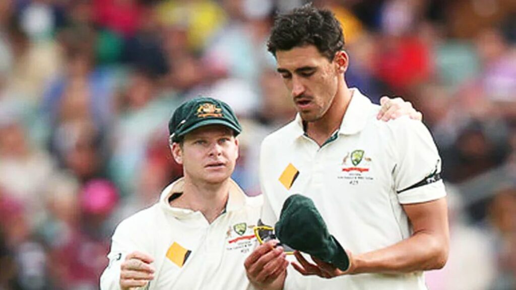 Steve Smith and Mitchell Starc