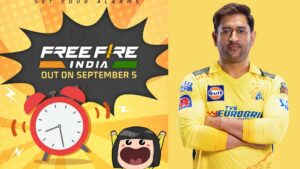 Free fire, unban, Ms dhoni, 5 september