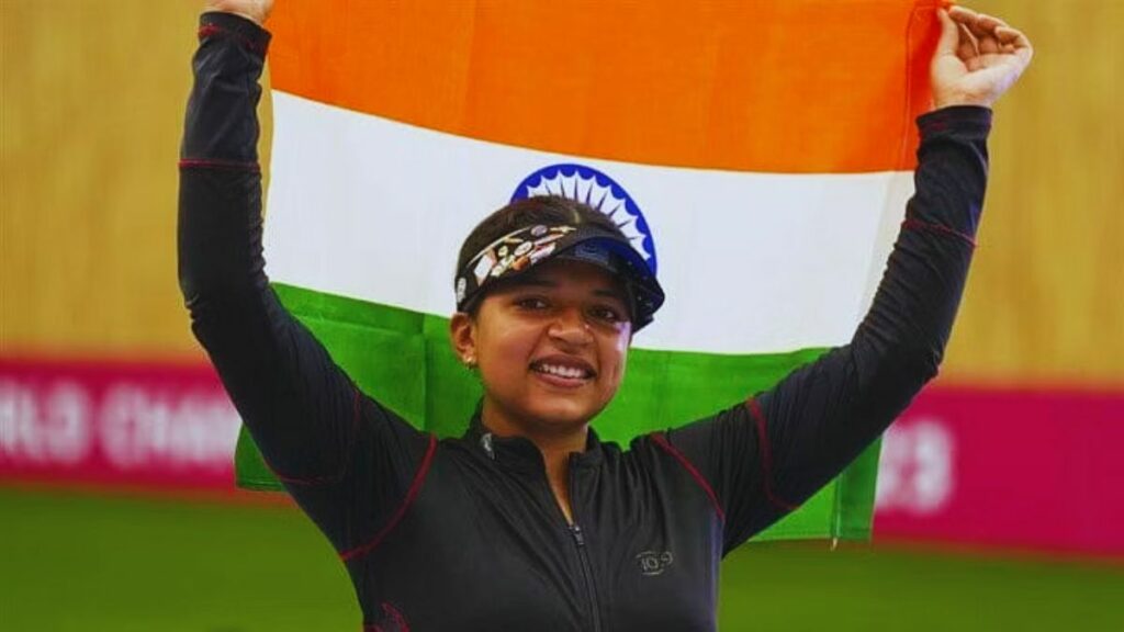 Sift Kaur Samra, Asian Games