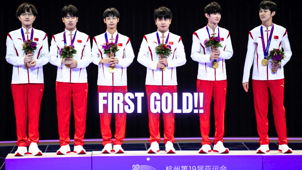 China, Asian games , esports gold medal